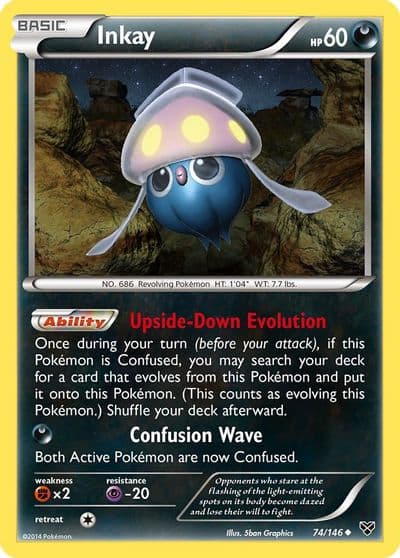 Inkay (74) XY Base Set Pokemon card