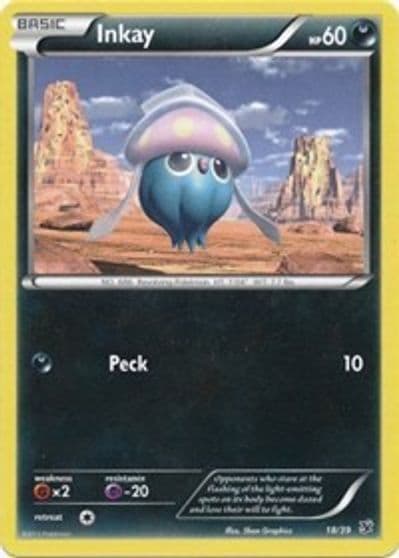 Inkay Kalos Starter Set Pokemon card
