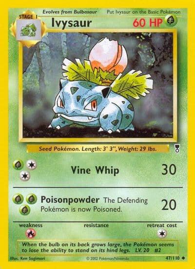 Ivysaur Legendary Collection Pokemon card