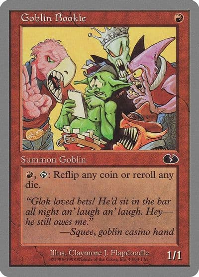 Goblin Bookie Unglued Magic card