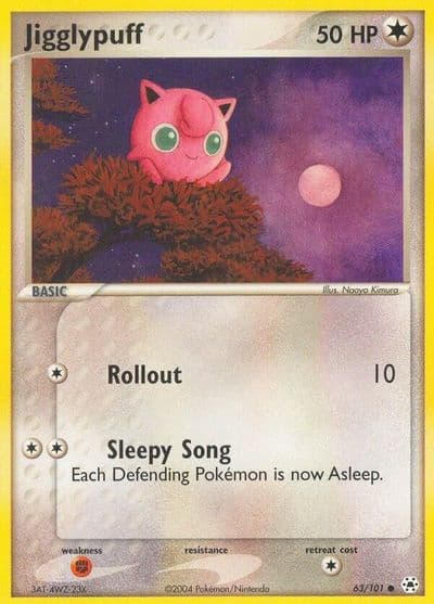 Jigglypuff Hidden Legends Pokemon card