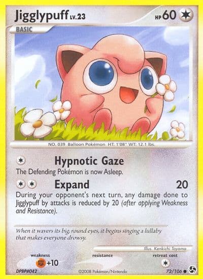 Jigglypuff Great Encounters Pokemon card