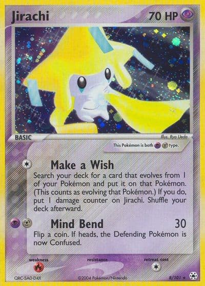Jirachi Hidden Legends Pokemon card