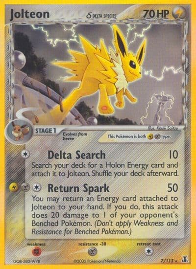Jolteon (Delta Species) Delta Species Pokemon card