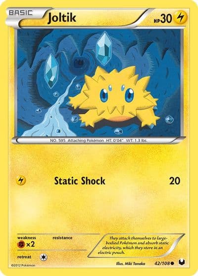 Joltik (42) Dark Explorers Pokemon card