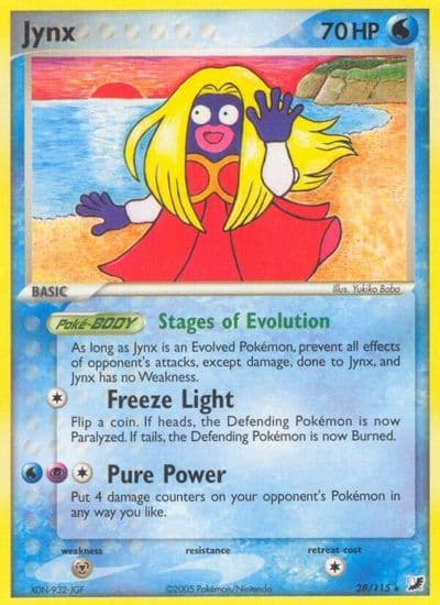 Jynx Unseen Forces Pokemon card