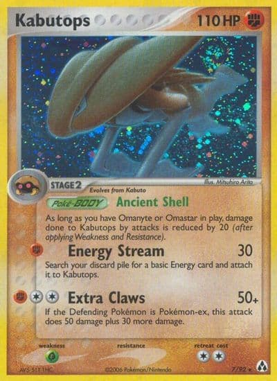 Kabutops Legend Maker Pokemon card