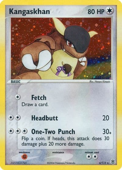 Kangaskhan FireRed & LeafGreen Pokemon card
