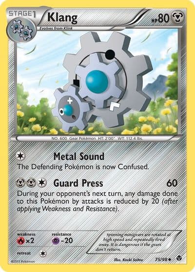 Klang Emerging Powers Pokemon card