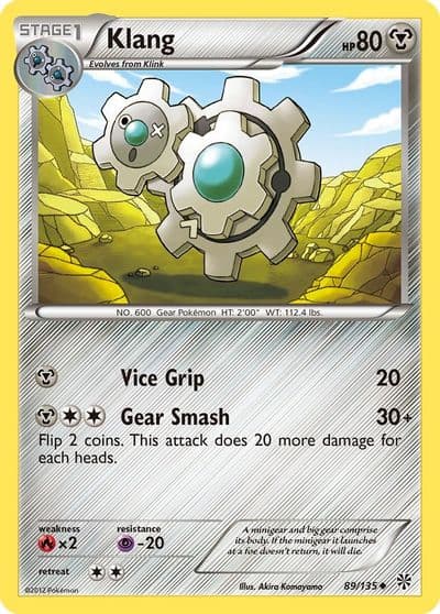 Klang Plasma Storm Pokemon card