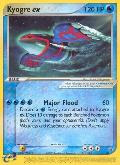 Kyogre ex - 001 (Nintendo Power Magazine) Nintendo Promos Pokemon card