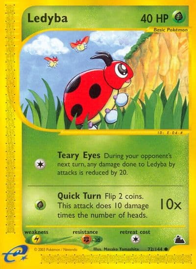 Ledyba (72) Skyridge Pokemon card