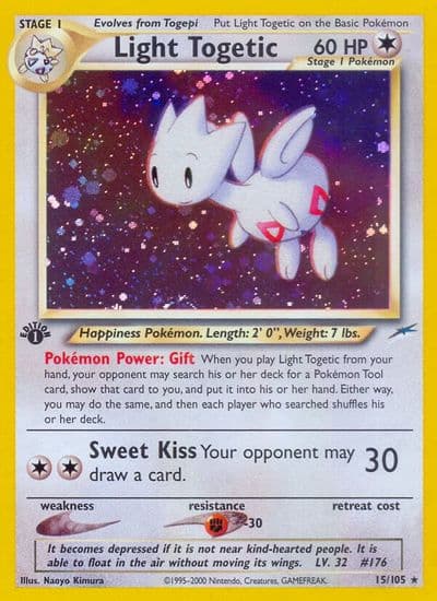 Light Togetic Neo Destiny Pokemon card