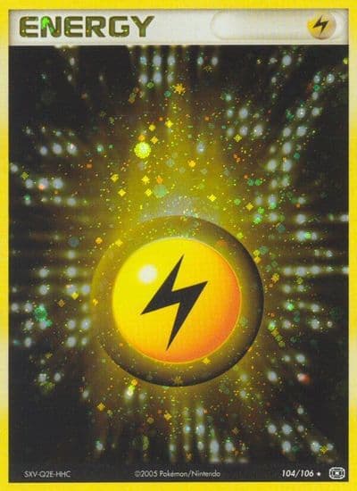 Lightning Energy Emerald Pokemon card