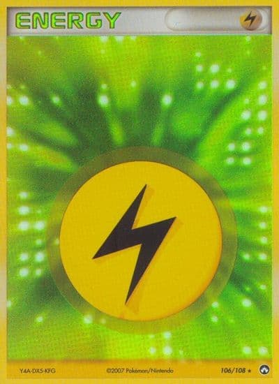 Lightning Energy Power Keepers Pokemon card