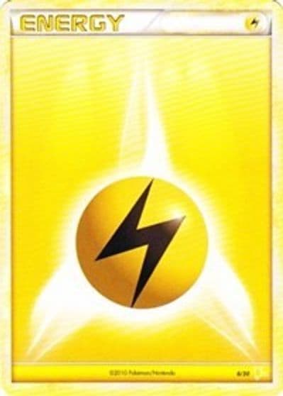 Lightning Energy (#28) HGSS Trainer Kit: Gyarados & Raichu Pokemon card
