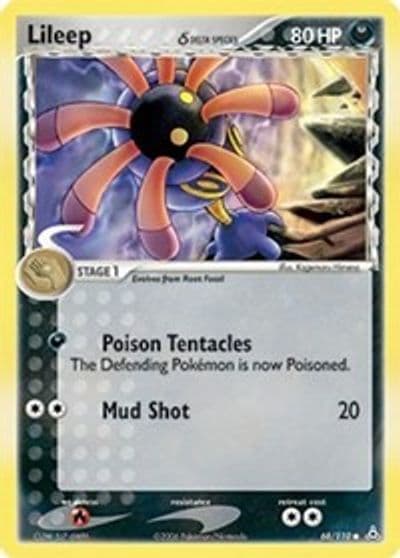 Lileep (Delta Species) Holon Phantoms Pokemon card