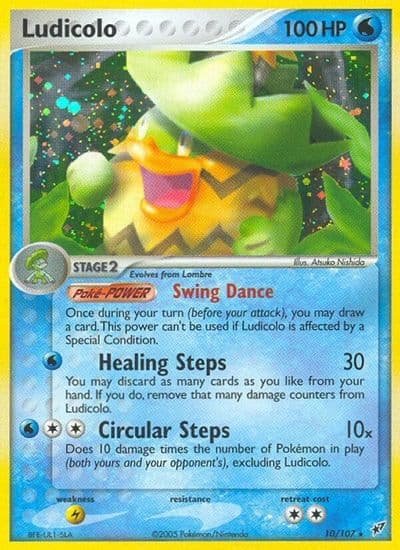 Ludicolo Deoxys Pokemon card