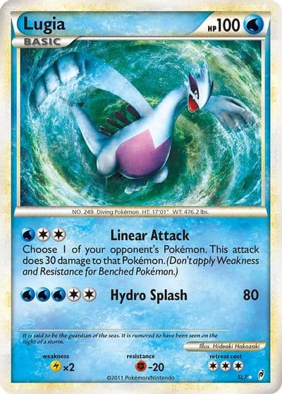 Lugia (Shiny) Call of Legends Pokemon card