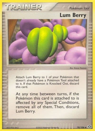 Lum Berry Emerald Pokemon card