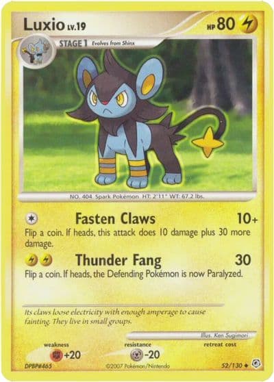 Luxio (Prerelease) Nintendo Promos Pokemon card