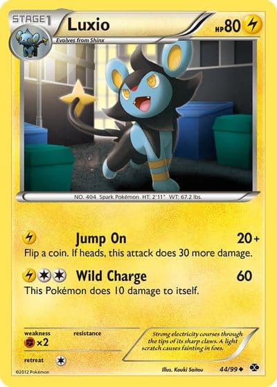 Luxio (44) Next Destinies Pokemon card