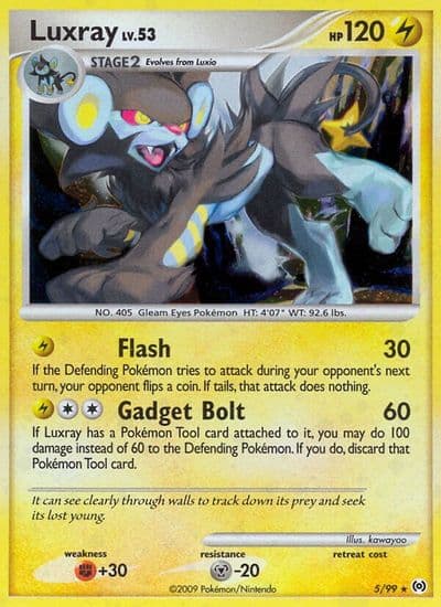 Luxray Arceus Pokemon card