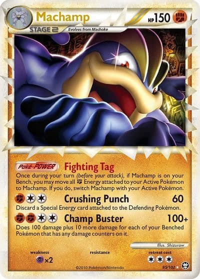 Machamp (Prime) Triumphant Pokemon card