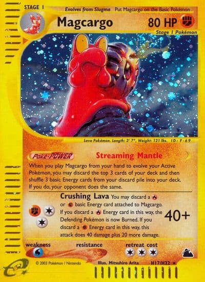 Magcargo (H17) Skyridge Pokemon card