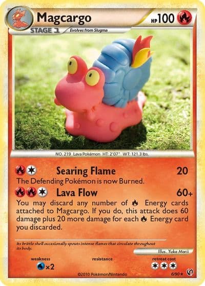 Magcargo Undaunted Pokemon card