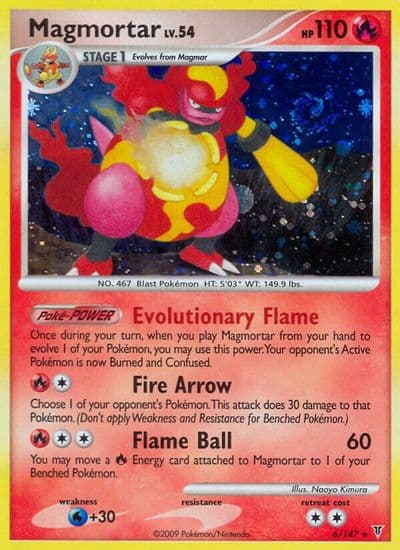 Magmortar Supreme Victors Pokemon card
