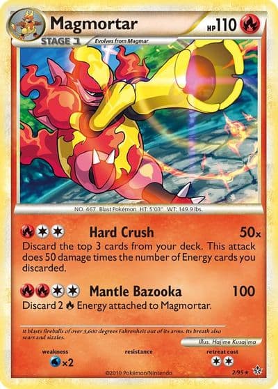 Magmortar Unleashed Pokemon card