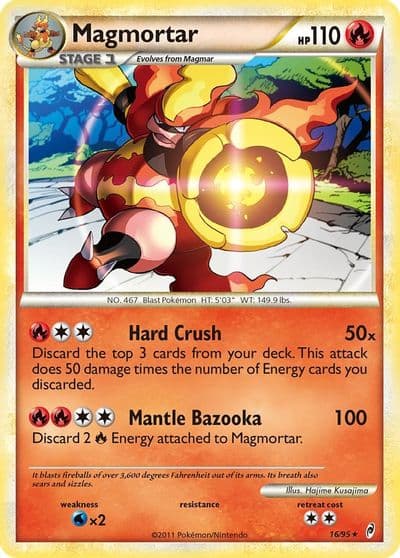 Magmortar Call of Legends Pokemon card