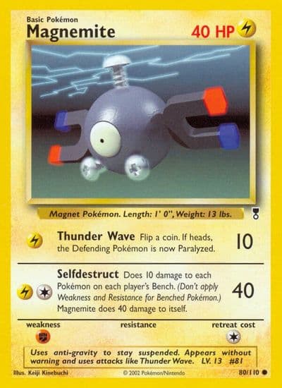 Magnemite Legendary Collection Pokemon card