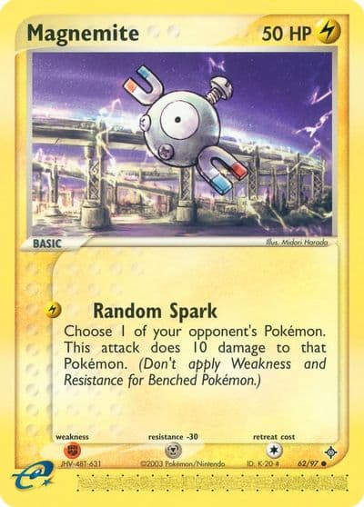 Magnemite Dragon Pokemon card