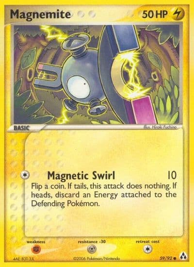 Magnemite Legend Maker Pokemon card