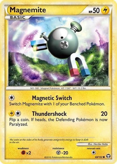 Magnemite Triumphant Pokemon card