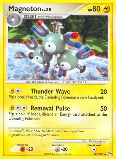 Magneton (43) Stormfront Pokemon card