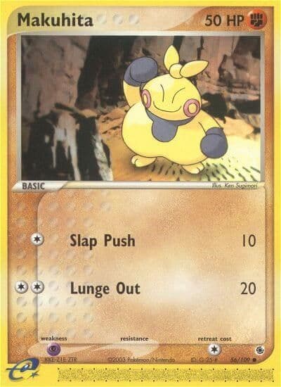 Makuhita - 56109 Ruby and Sapphire Pokemon card