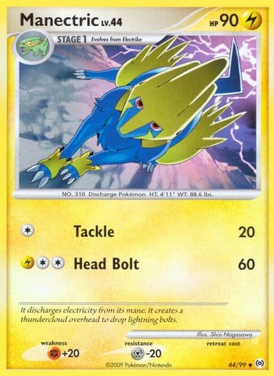 Manectric (44) Arceus Pokemon card