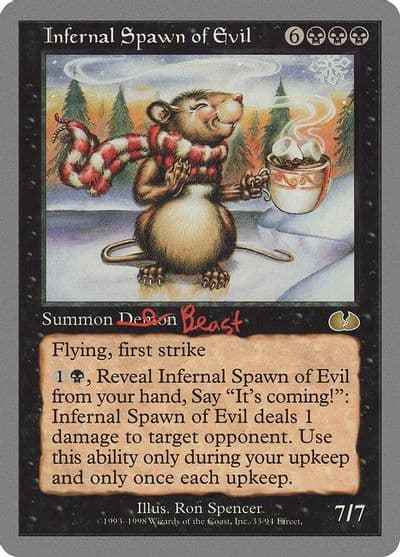 Infernal Spawn of Evil Unglued Magic card