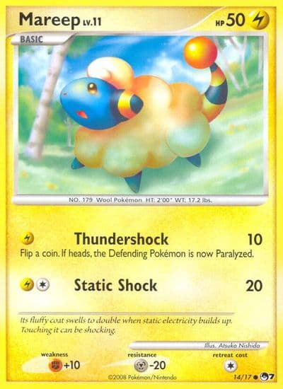 Mareep POP Series 7 Pokemon card