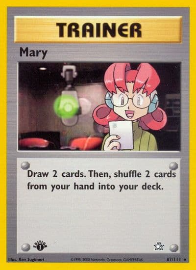 Mary Neo Genesis Pokemon card