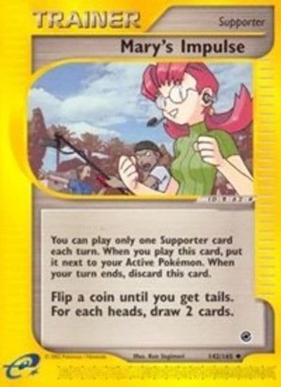 Mary's Impulse Expedition Pokemon card