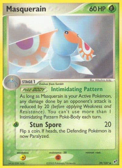 Masquerain Deoxys Pokemon card