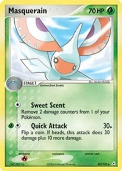 Masquerain Holon Phantoms Pokemon card