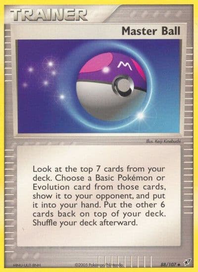 Master Ball Deoxys Pokemon card