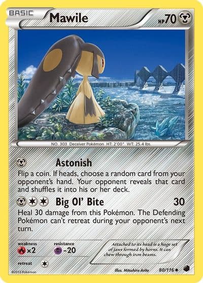 Mawile Plasma Freeze Pokemon card
