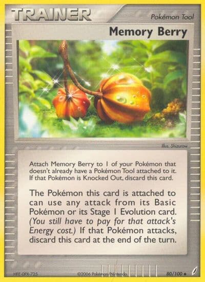 Memory Berry Crystal Guardians Pokemon card