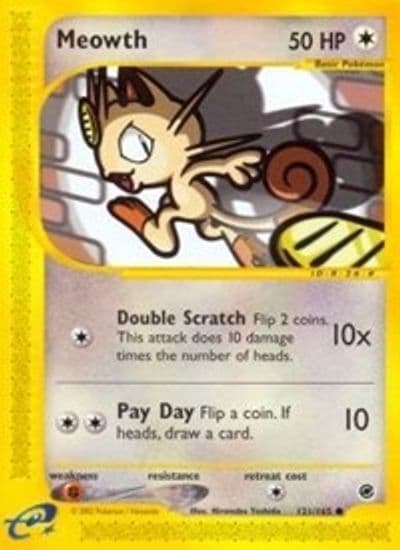 Meowth Expedition Pokemon card